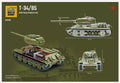 Build Army B3485 1/33 Scale  Soviet T-34/85  Tank Brick Model 735pcs