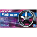 Aoshima 1:24 Scale Work Equip 19'' 4pc Wheel & Tyre Set