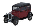 Oxford Diecast 1:76 Scale Austin Seven RN Saloon - Maroon