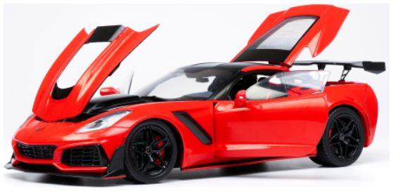 IXO 1:18th Scale Chevrolet Corvette C7 ZR1 Red 2019