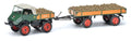 Schuco 1:43 Scale MB U401 w.Trailer/Load