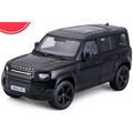 Burago 1:24 Scale Land Rover Defender 110 4 Door Black (UK Plate)