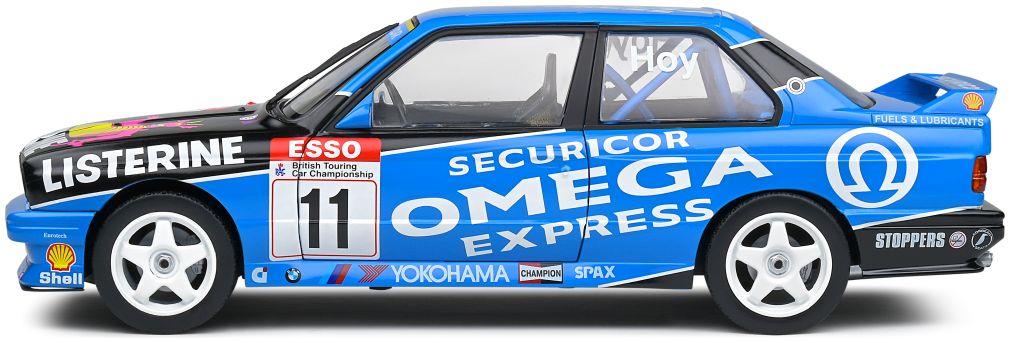 Solido 1:18 Scale BMW E30 M3 Blue BTCC 1991