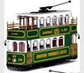 80M Model 1:76 Scale Green Antique Tram Hong Kong Tramways