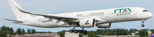JC Wings 1:400 Scale Airbus A350-900XWB ITA Airways Born To Be Sustainable EI-IFD w/Antenna