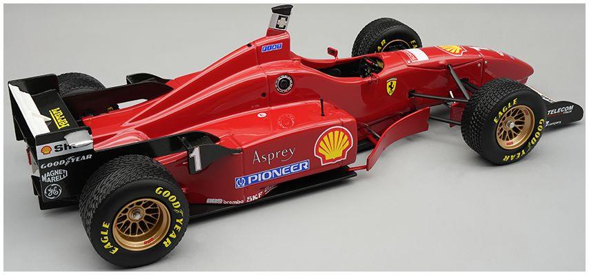 Tecnomodels 1:18 Scale Ferrari F310 1996 Spain GP #1 Michael Schumacher (w/Rain Tyres)