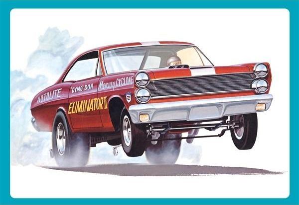 AMT Kits 1:25 Scale Mercury Cyclone Eliminator II Dyno Don Nicholson 1967