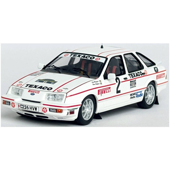 Trofeu 1:43 Scale Ford Sierra XR 4x4 6th Swedish Rally 1987 #2 Stig Blomqvist/Bruno Berglund