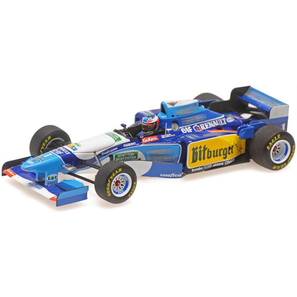 Minichamps 1:43 Scale Benetton Renault B195 Michael Schumacher Winner Brazilian GP 1995