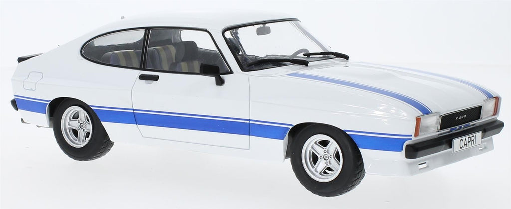 Model Car Group MCG 1:18 Scale Ford Capri MK II X-Pack White 1975 - LHD
