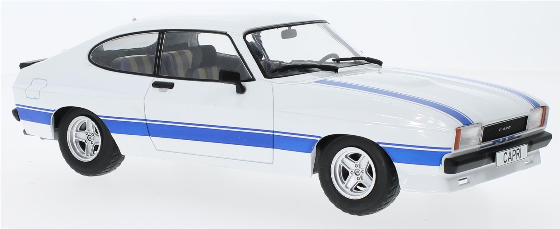 Model Car Group MCG 1:18 Scale Ford Capri MK II X-Pack White 1975 - LHD