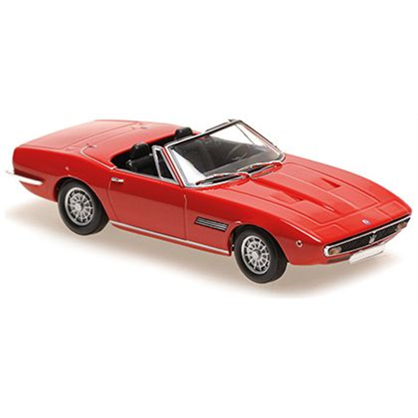 Minichamps 1:43 Scale Maserati Ghibli Spyder 1969 Red