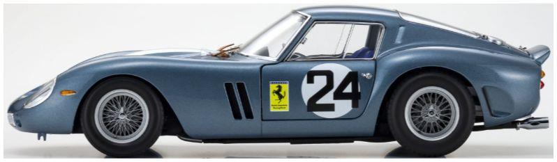 Kyosho 1:18 Scale Ferrari 250 GTO Sebring 1st GT 3.0 1962 #24