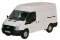 Oxford Diecast 1:76 Scale Ford Transit Van - Frozen White (M.Roof)