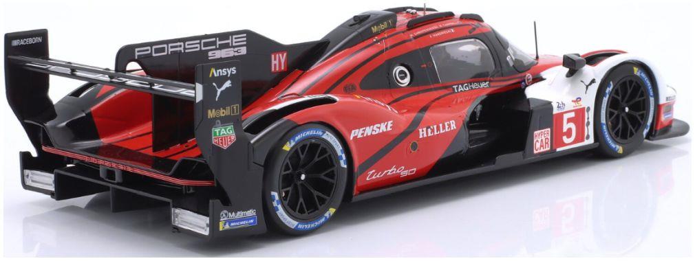 IXO  1:18th Scale Porsche 963 #5 6th 24h Le Mans 2024 Penske Motorsport Campbell/Christensen/Makowiecki