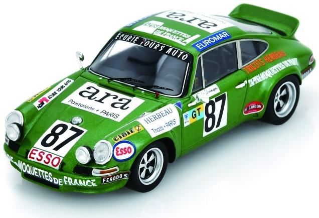 Spark 1/43rd Scale Porsche Carrera 2.8 RSR #87 20th Le Mans 24H 1975 R. Boubet/P. Dermagne