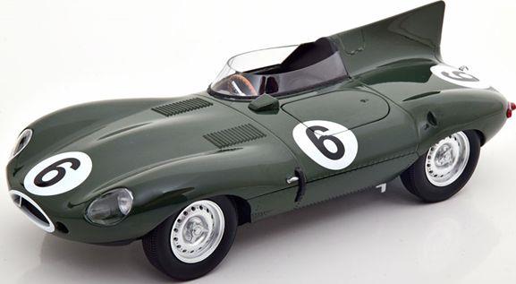 IXO/CMR 1:18 Scale Jaguar D-Type Longnose #6 Winner 24h Le Mans 1955