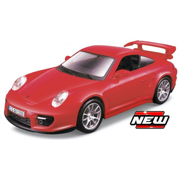 Burago 1:32 Scale Porsche 911 GT2 - Red (Street Fire)1:32