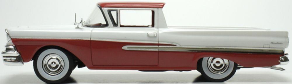 Goldvarg 1:43 Scale Ford Ranchero Torch Red 1958