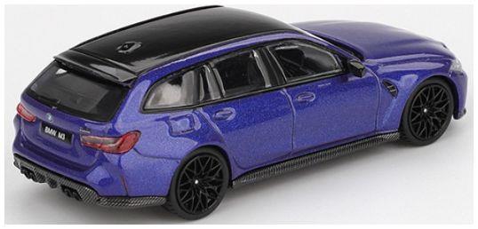 MiniGT  1:64th Scale BMW M3 Competition Touring Portimao Blue Metallic (LHD)