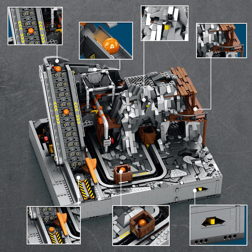 Reobrix Brickbuild 43 CM Scale Mining Machine Remote Control (3,338pcs)