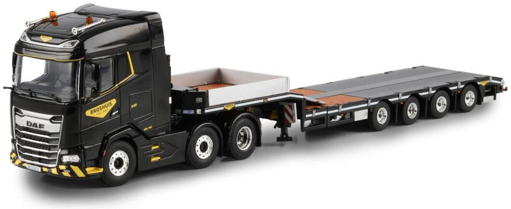 WSI  1:50th Scale DAF XG MY25 6x2 Twin Steer Semi Low Loader 4 Axle