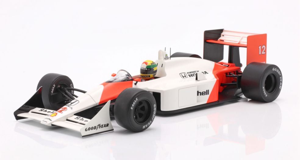 Premium-X 1:18 Scale McLaren MP4/4 #12 Ayrton Senna Japan GP F1 World Champion 1988