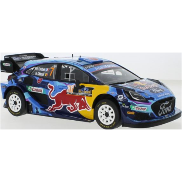 IXO 1:18 Scale Ford Puma #7 WRC1 Rallye Sweden 2023 P-L.Loubet/N.Gilsoul
