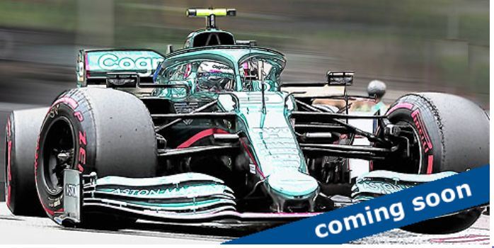 Minichamps 1:43 Scale Aston Martin Cognizant F1 Team AMR21 Sebastian Vettel Monaco GP 2021