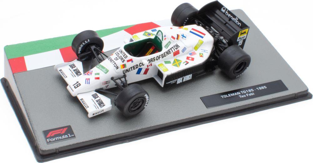 Atlas Editions 1:43 Scale Toleman TG185 - Teo Fabi - 1985 F1 Collection