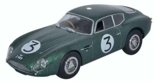 Oxford Diecast 1:43 Scale Aston Martin DB4GT Zagato 2 VEV Jim Clark Goodwood 1960