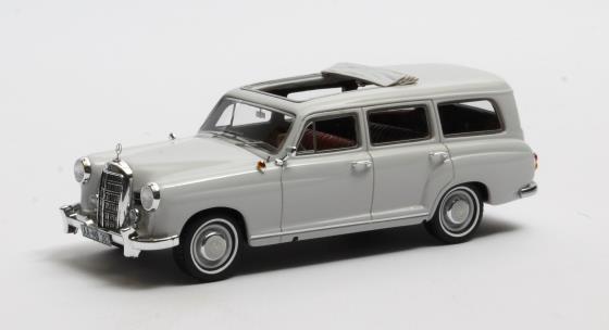 Matrix 1:43 Scale Mercedes Benz W120 180b Kombi Binz 1960 Grey