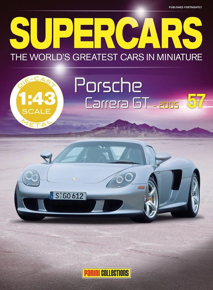Atlas Editions 1:43 Scale Porsche Carrera GT 2005 Cased - Supercar Collection