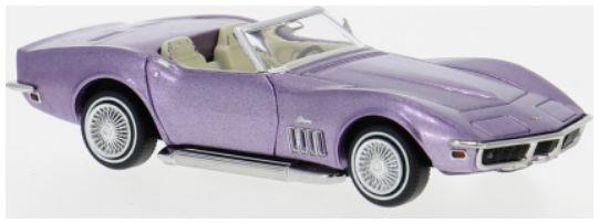 Brekina  1:87th Scale Chevrolet Corvette C3 Violet 1967