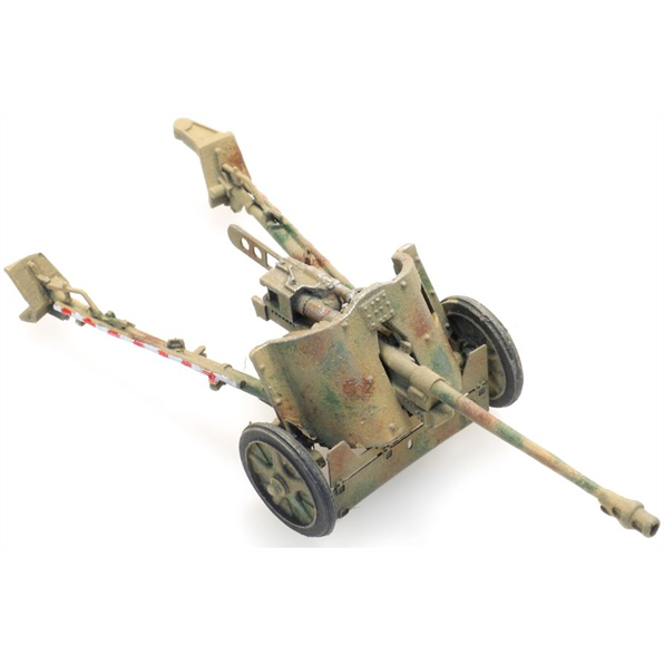 Artitec 1:87 Scale 50mm PAK 38 Tarnung (WM) Ready-Made, Painted