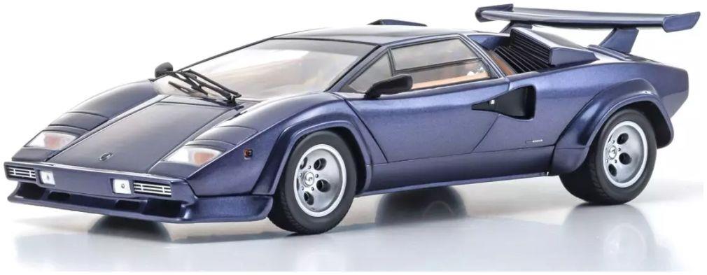 Kyosho  1:18th Scale Lamborghini Countach LP5000 Quattrovalvole Dark Blue