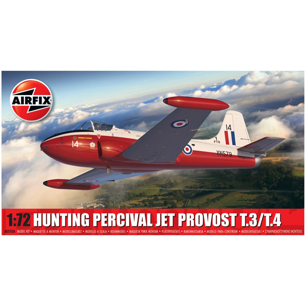 Airfix 1:72 Scale Hunting Percival Jet Provost T.3/T.4