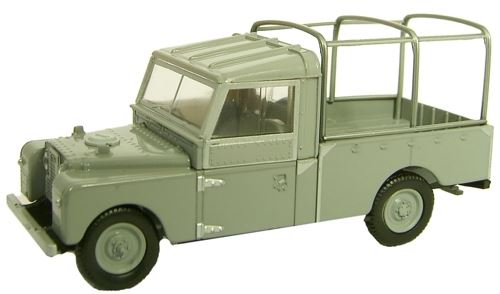 Oxford Diecast 1:76 Scale Land Rover S1 109" - Grey