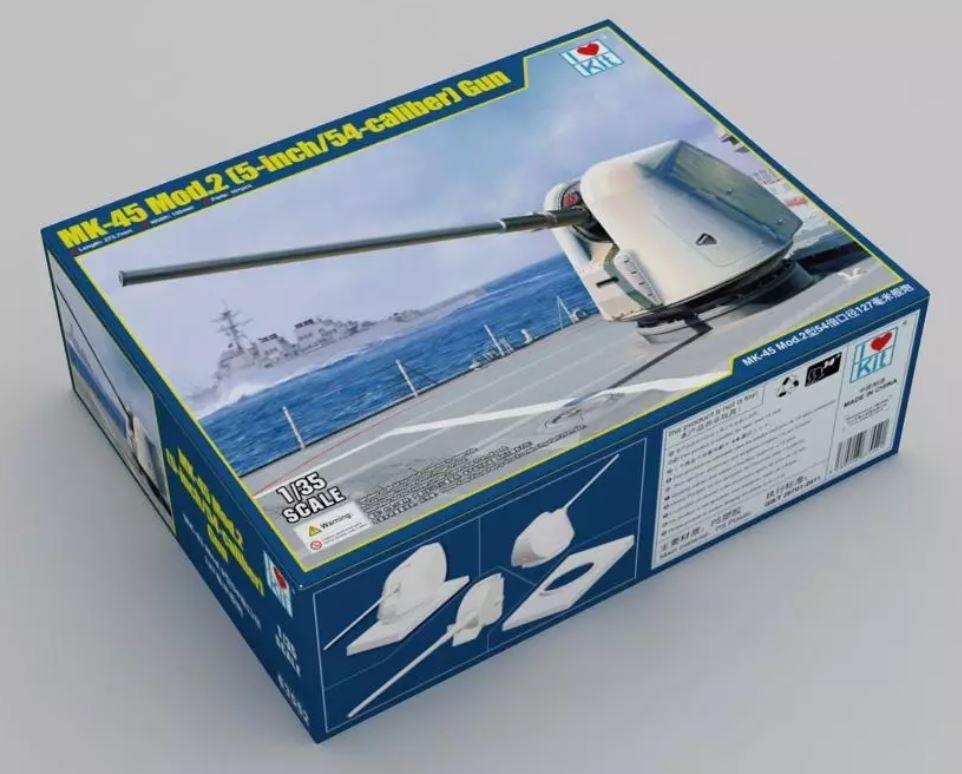 I Love Kit 63552 1/35 Scale MK-45 MOD.2 5-INCH/54-CALIBER GUN Model Kit