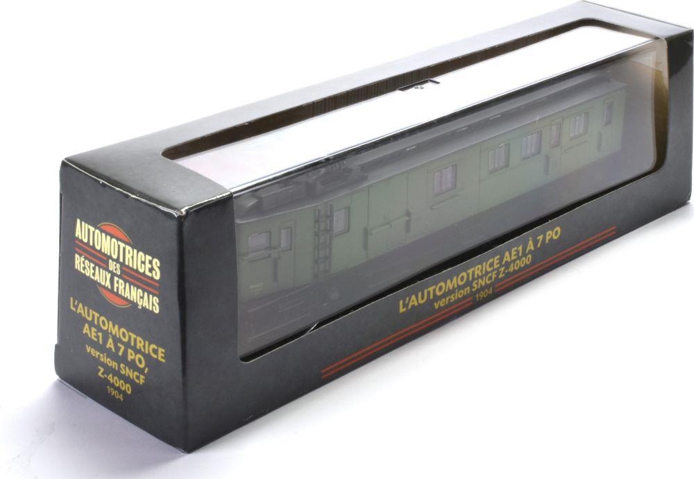Atlas Editions 1:87 Scale SNCF-4004 (L'Automotrice Ae1 A' 7 Po) (VERSION SNCF Z.4000) 1904