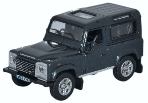 Oxford Diecast 1:76 Scale Land Rover Defender 90 SW - Santorini Blac