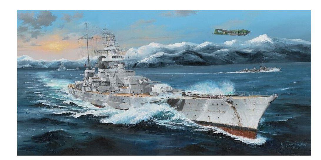 Trumpeter 03715 1/200 Scale German Scharnhorst Battleship