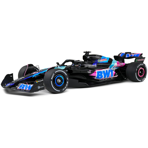 Solido 1:18 Scale Alpine A524 Presentation Blue E.Ocon 2024