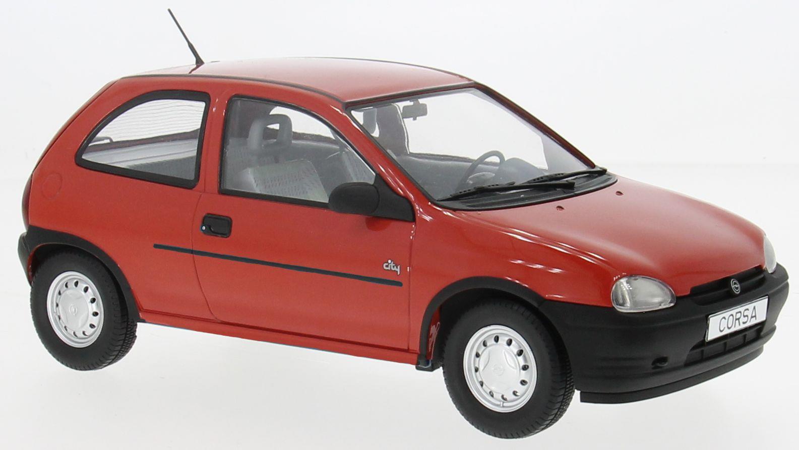 Model Car Group 1:18th Scale Opel Corsa B 'City' Red