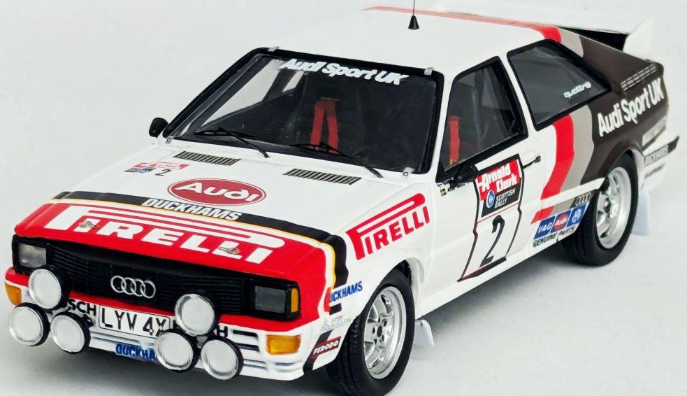 Trofeu   Scale Audi Quattro 1st Scottish Rally 1982 Hannu Mikkola/Arne Hertz