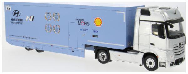 IXO  1:43rd Scale Mercedes Actros (MP4) 2024 Hyundai Motorsport