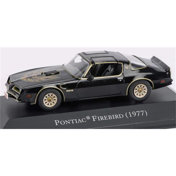 Atlas Editions 1:43 Scale Pontiac Firebird Trans AM (1977) - Black - American Car Collection
