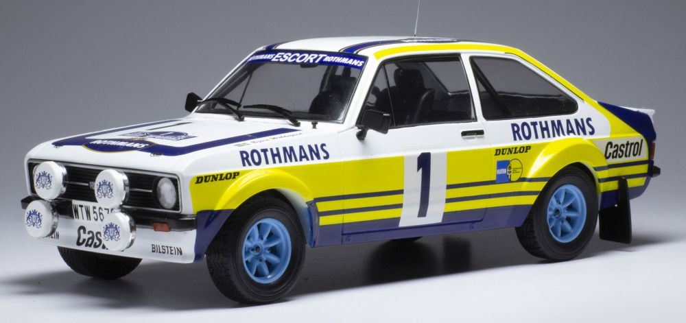 IXO 1:18 Scale Ford Escort MK II RS 1800 No.1 Rallye Acropolis 1979 B.Waldegard/H.Thorszelius
