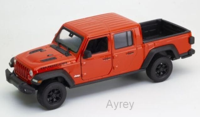 Welly 1:24 Scale Jeep Gladiator Red/Orange 2007