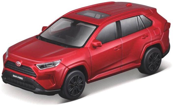 Burago 1:43 Scale Toyota RAV4 2022 RED Metallic COLOUR CHANGE